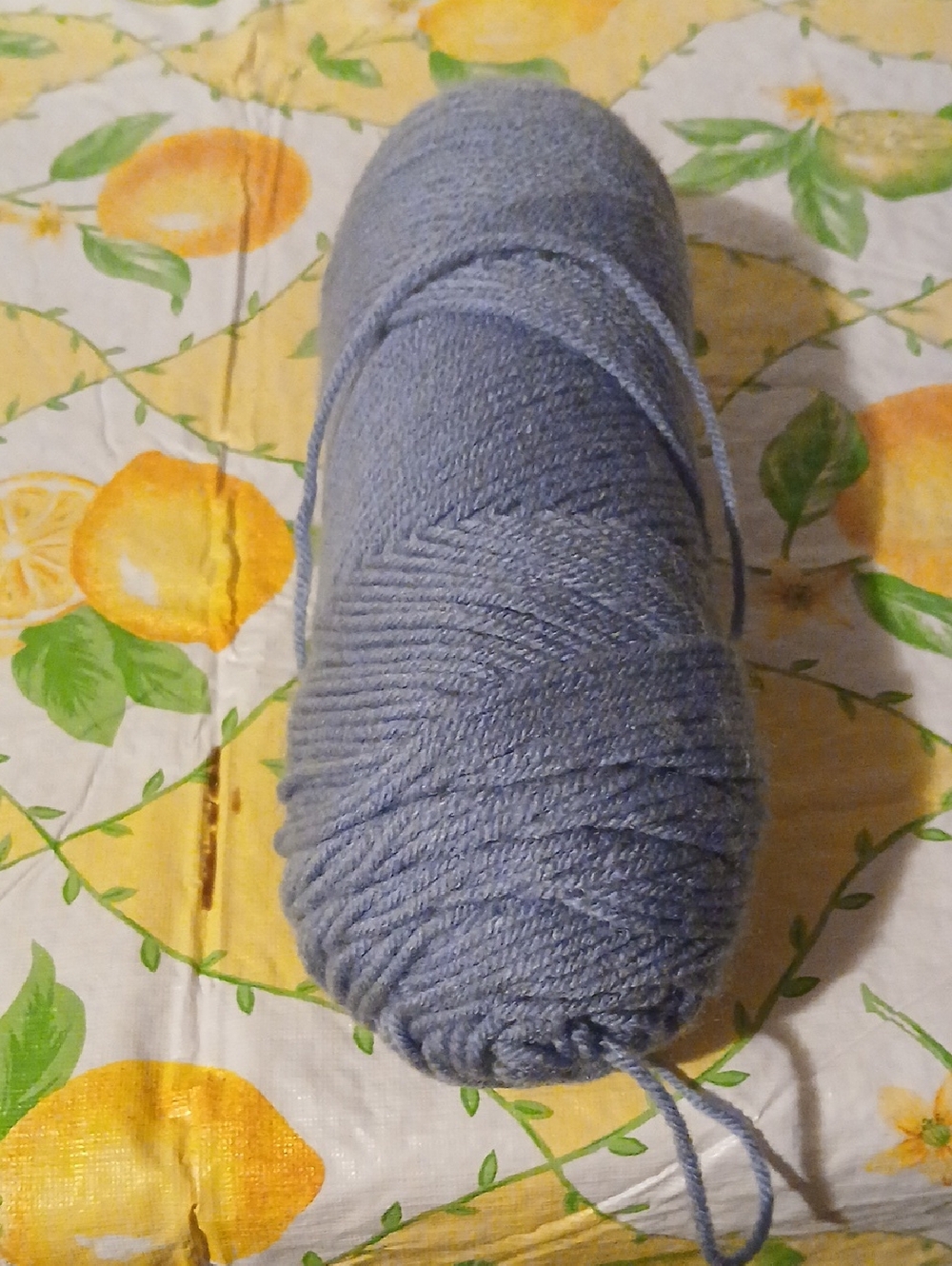 Soft  Blue Yarn Skein